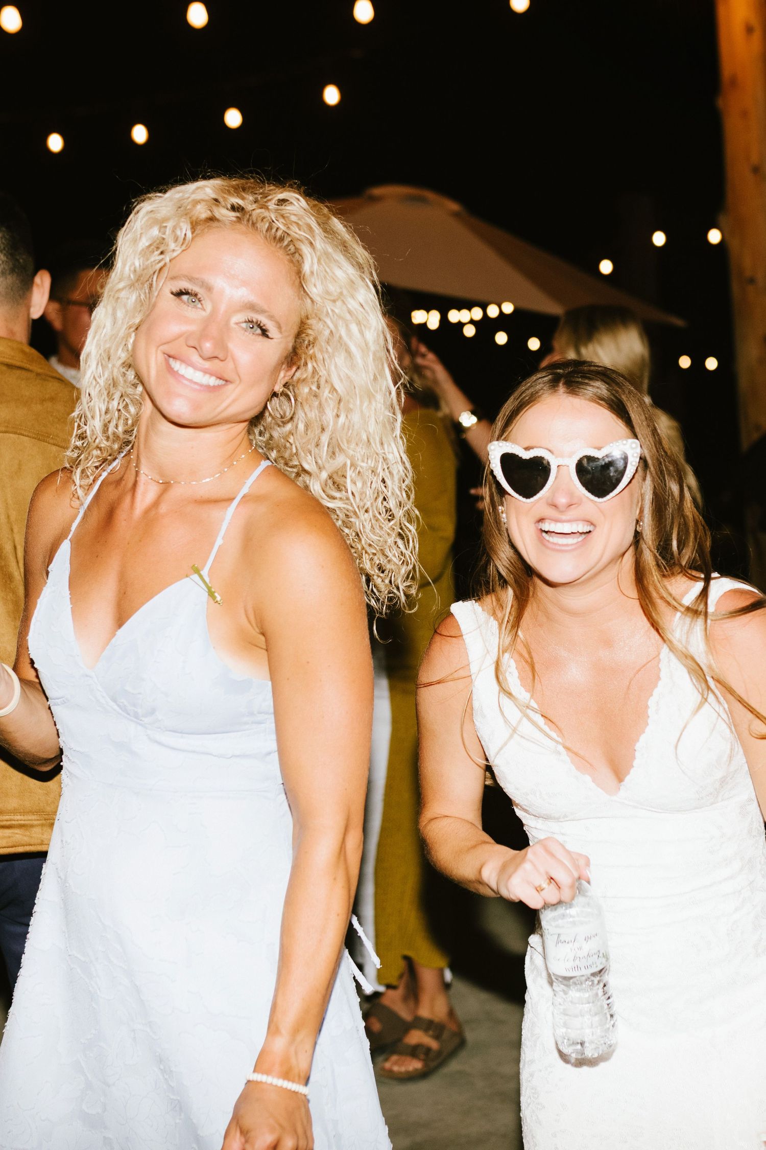 Candid image of wedding reception at Shay Meadows Ranch in Big Bear California