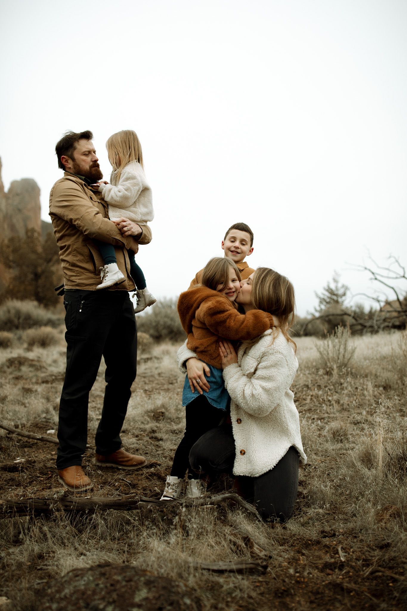 Family photoshoot in Redmond Oregon