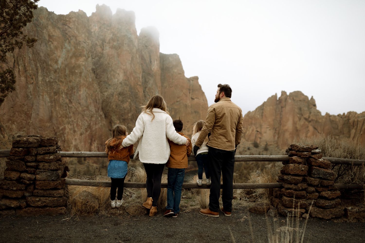 Family photoshoot in Redmond Oregon