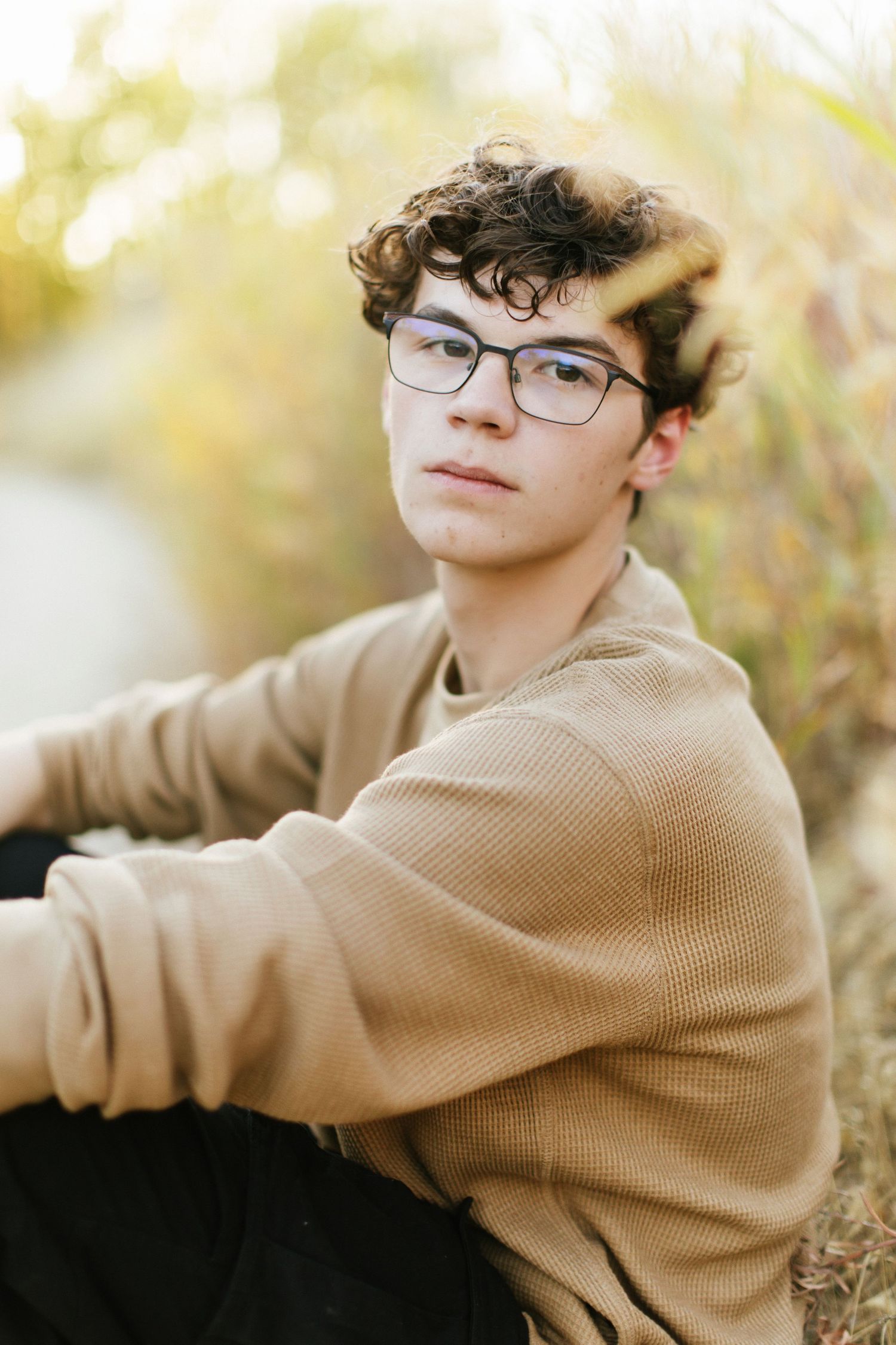 Senior photoshoot in downtown Boise