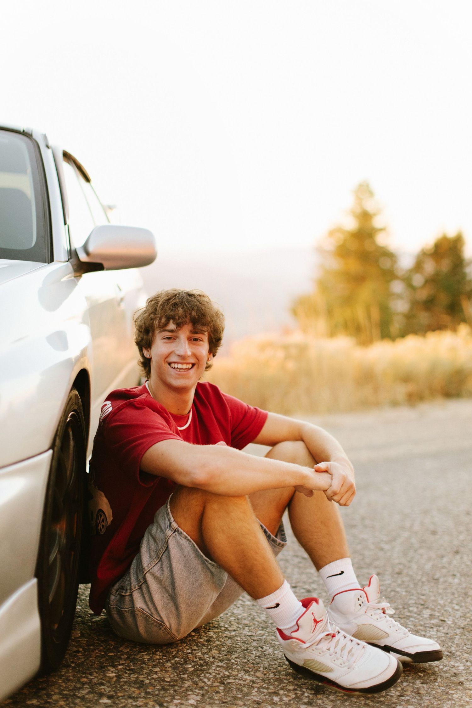 Senior photoshoot in downtown Boise