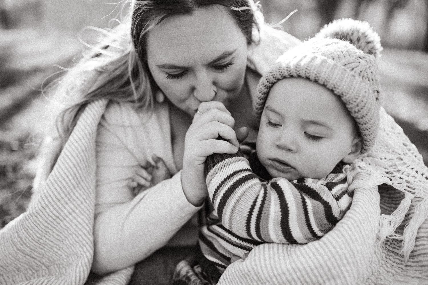 family photoshoot for mother and son near Boise