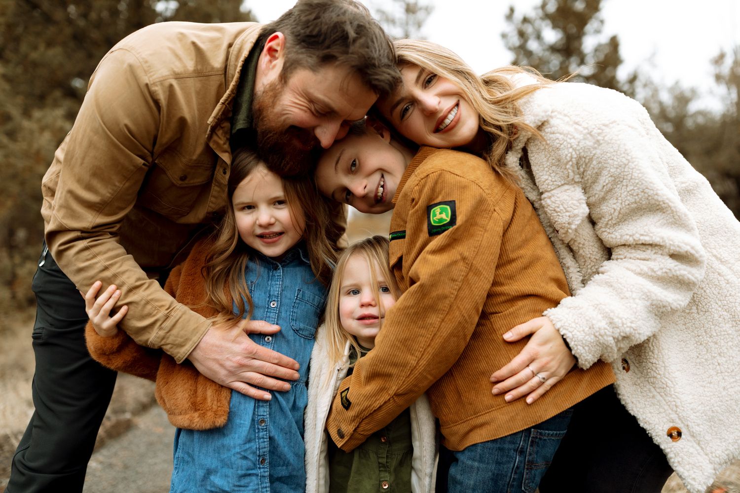 Family photoshoot in Redmond Oregon