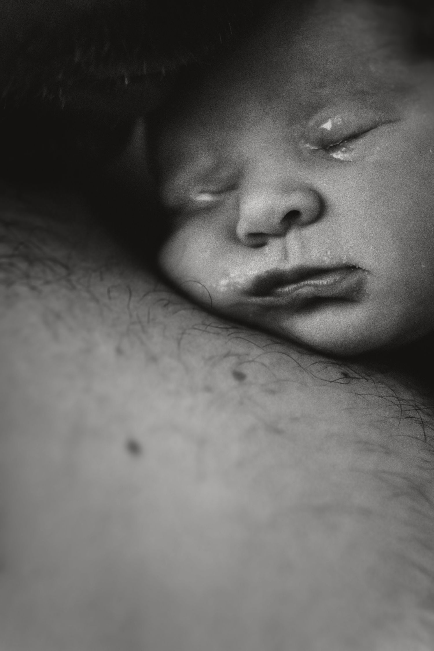 Detail photo of a newborn in Boise Idaho