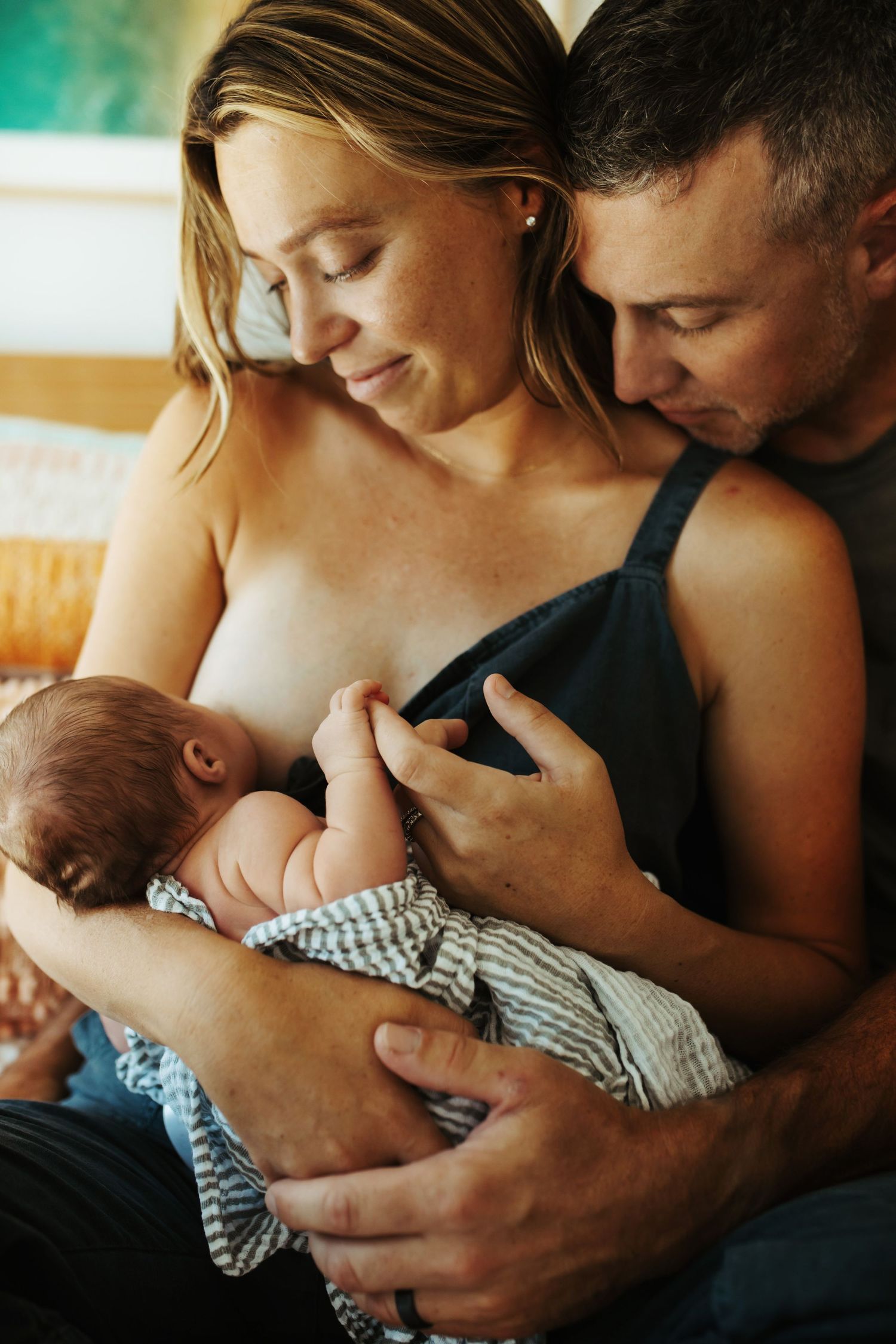 Newborn photography in home in Boise Idaho