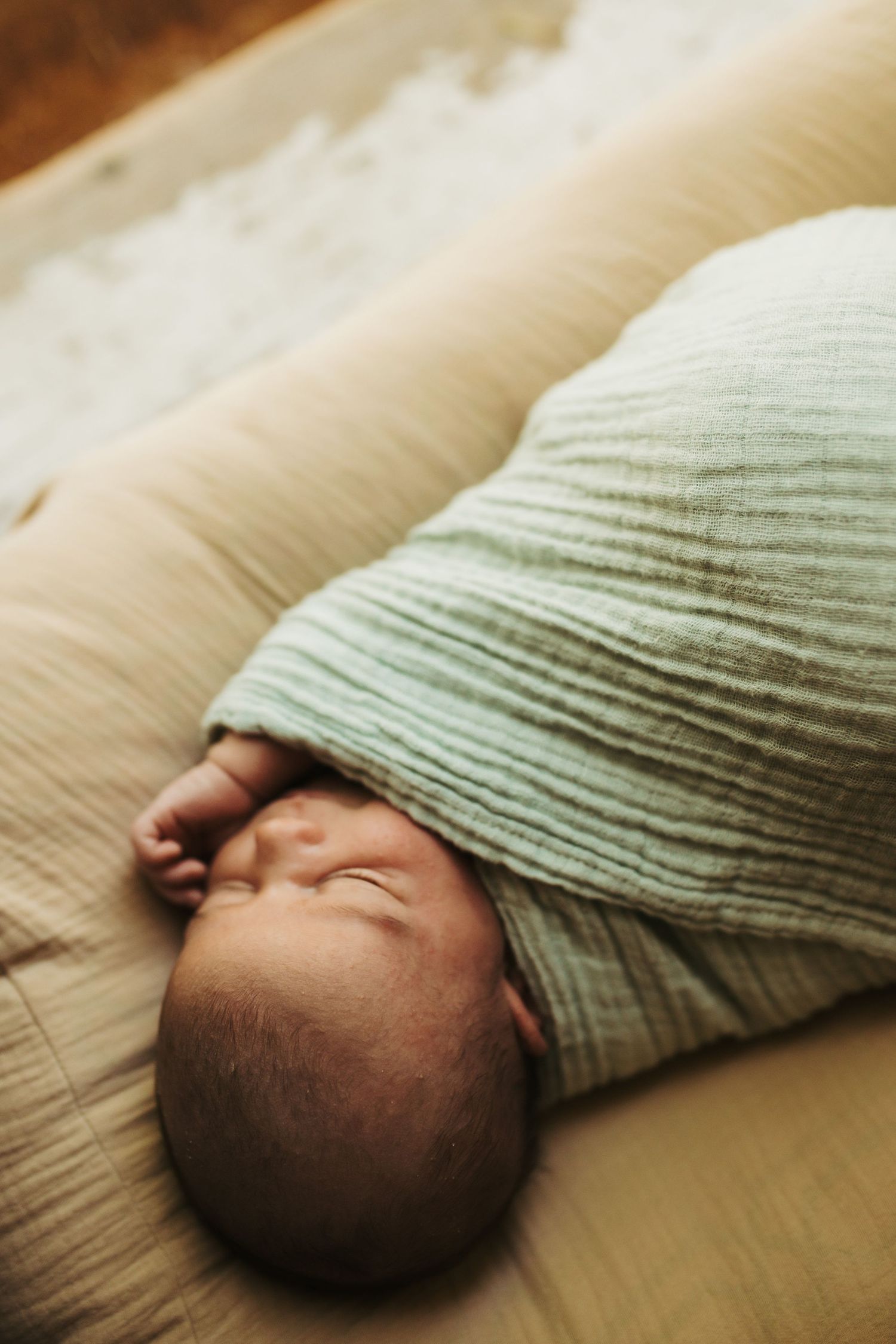 Newborn photography in home in Boise Idaho