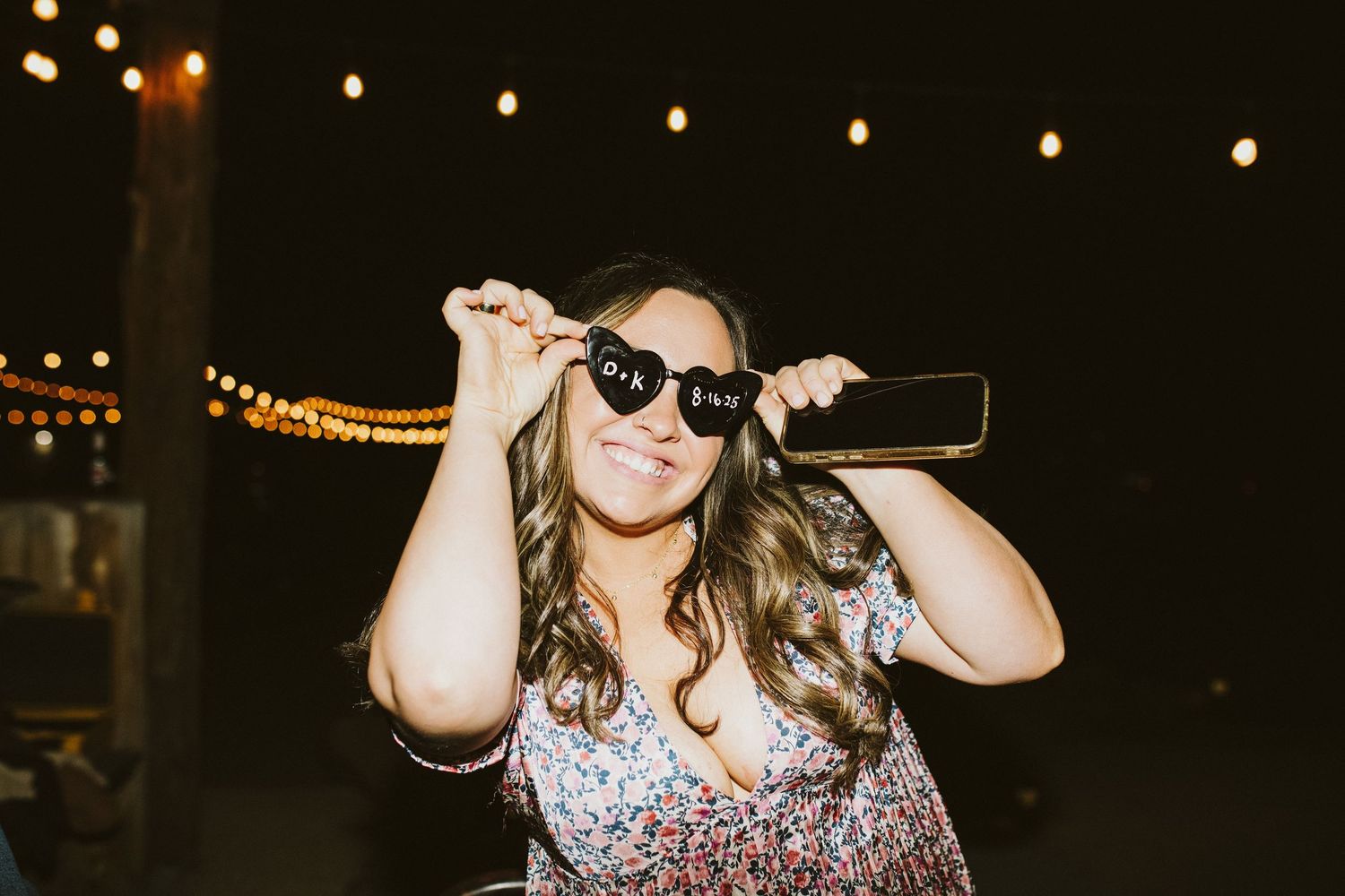 Candid image of wedding reception at Shay Meadows Ranch in Big Bear California