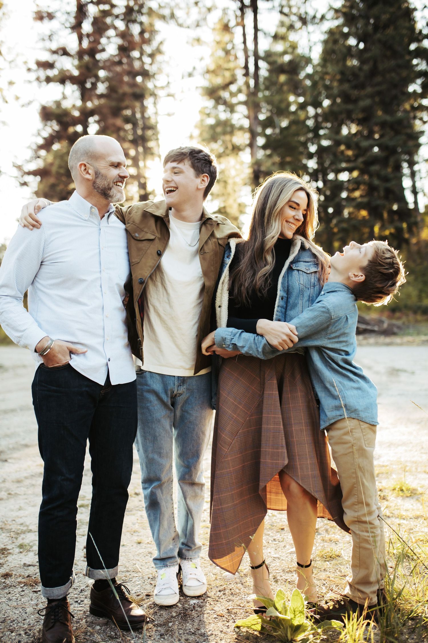 Family photoshoot in McCall