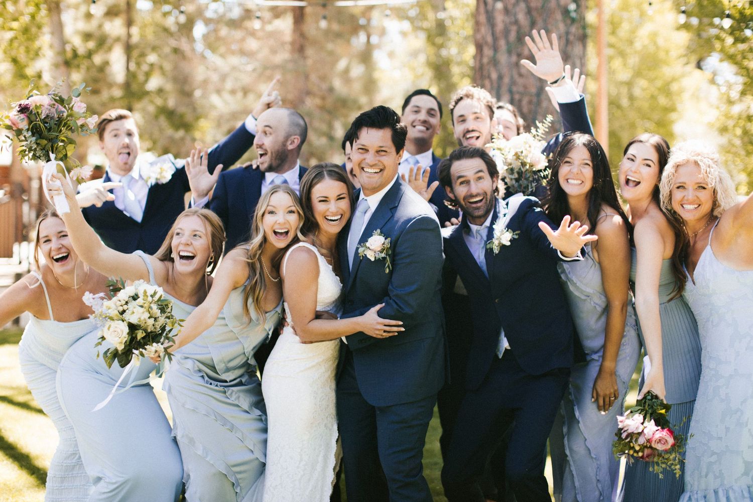 Wedding photography at Shay Meadows Ranch in Big Bear California
