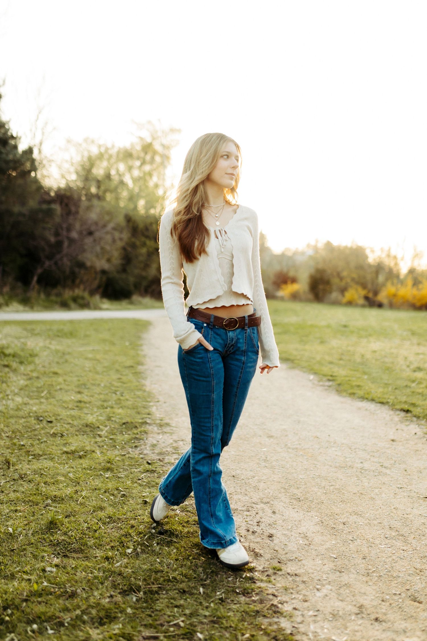 Senior photoshoot in downtown Boise