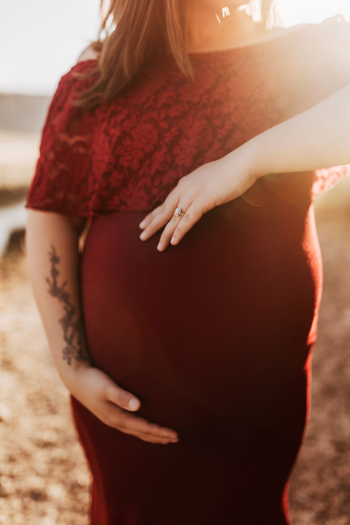 Maternity session outside in Boise Idaho