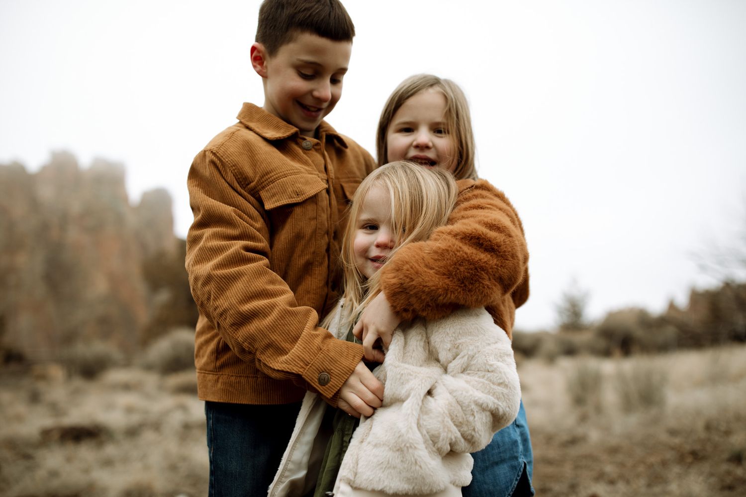Family photoshoot in Redmond Oregon