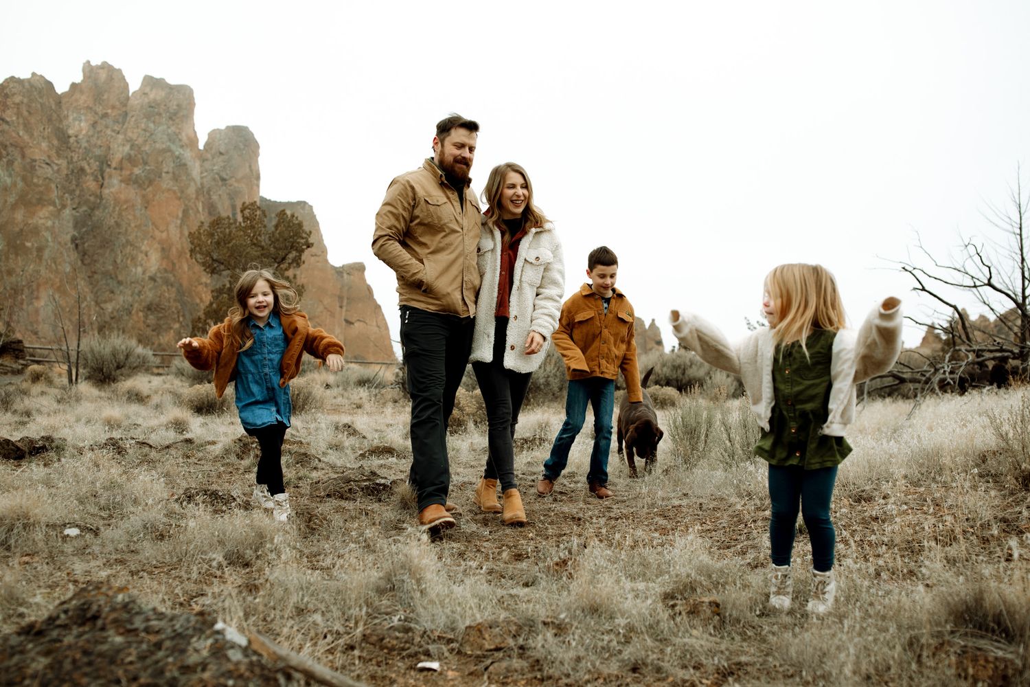 Family photoshoot in Redmond Oregon