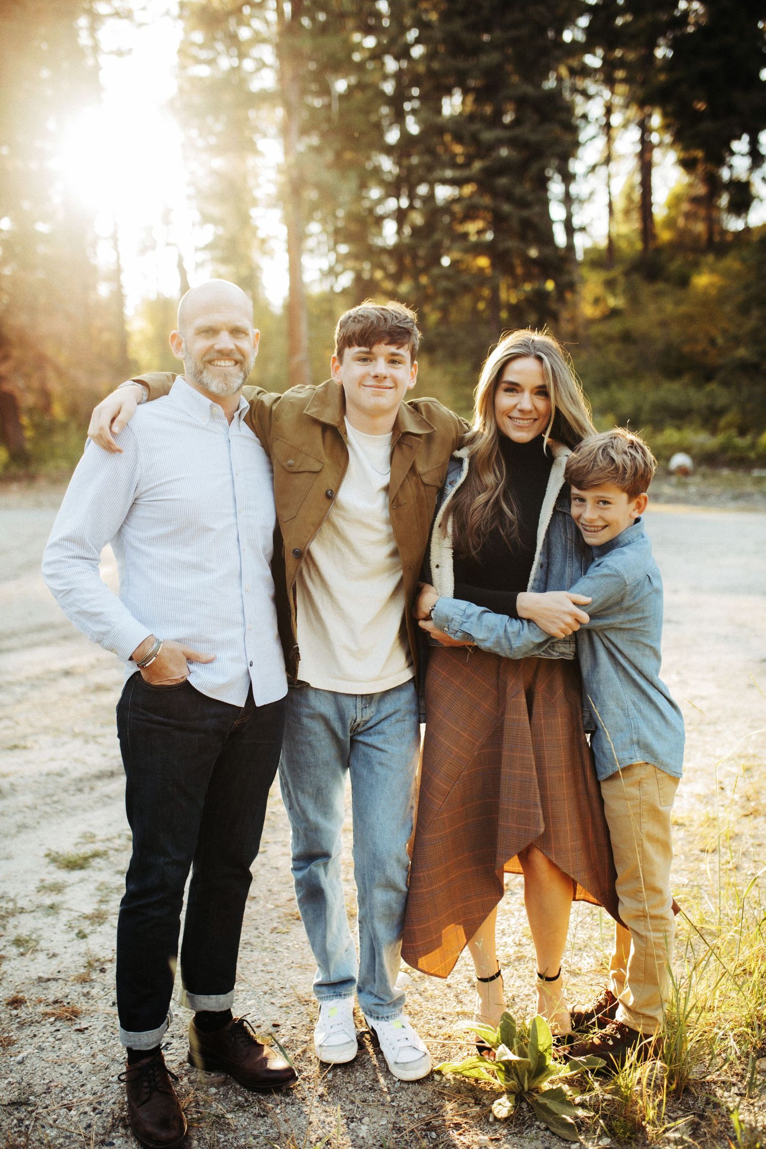 Family photoshoot in McCall