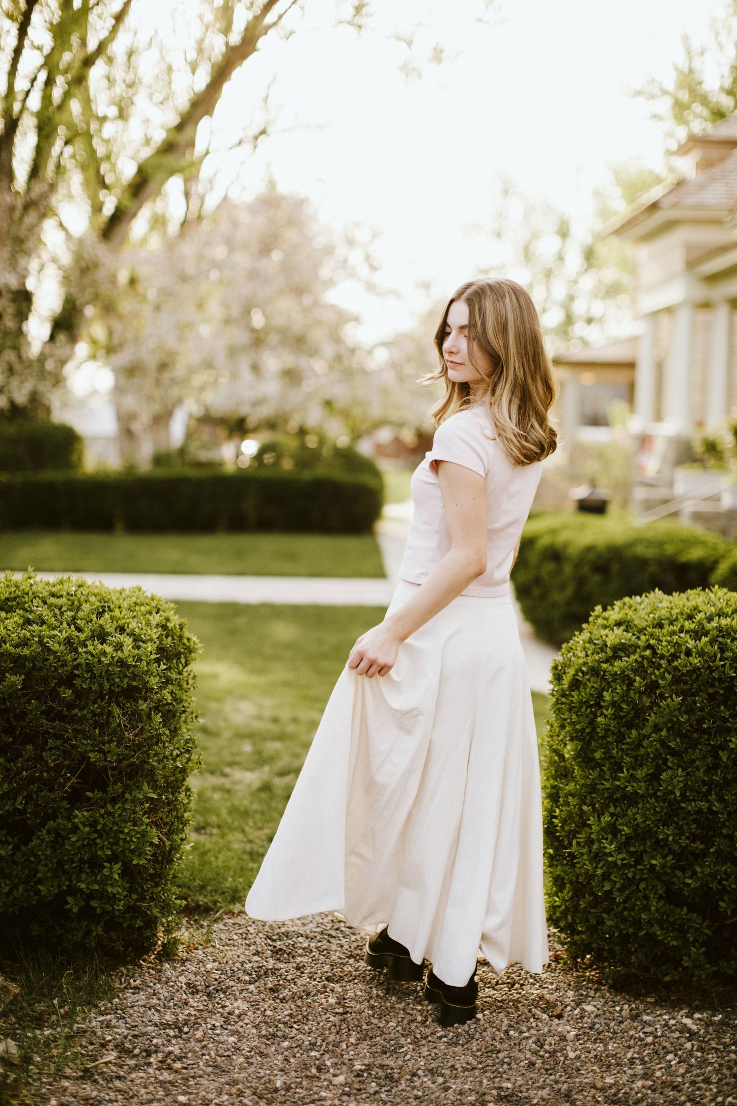 Senior photoshoot in downtown Boise