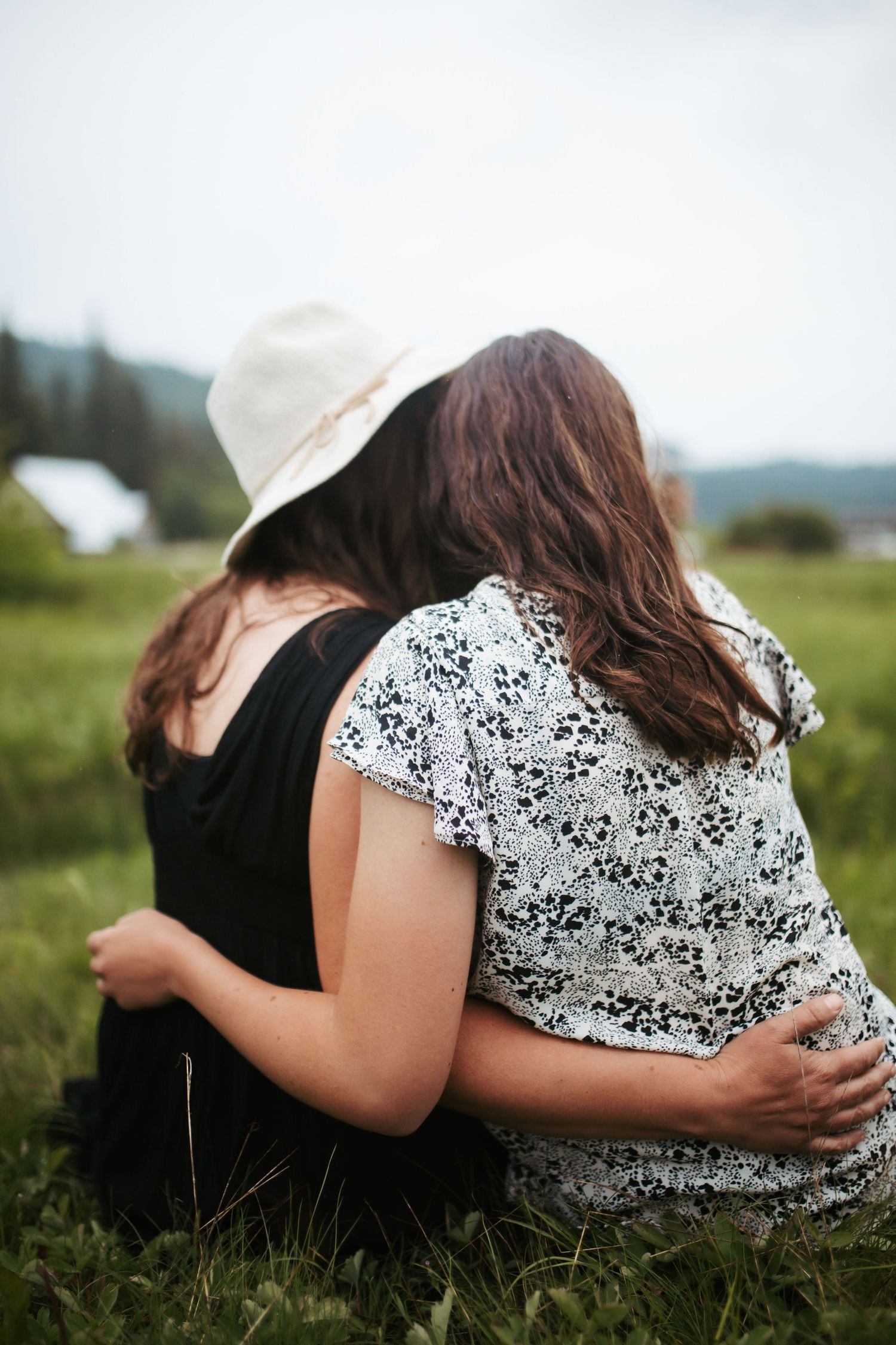 Mom and daughter for family photoshoot in Boise
