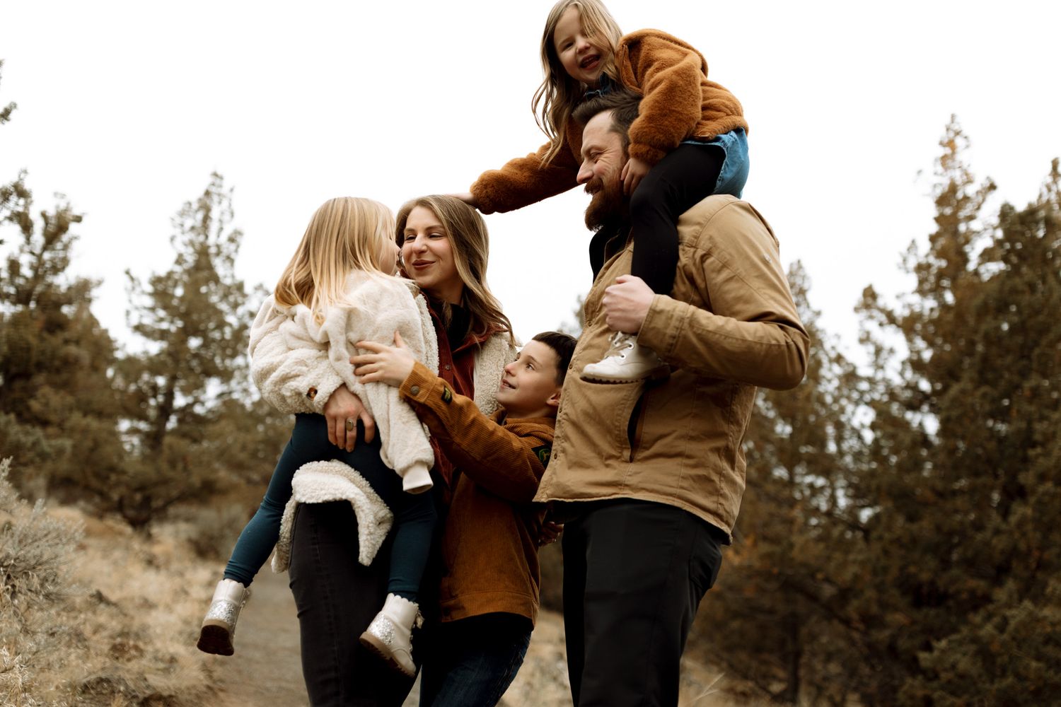 Family photoshoot in Redmond Oregon