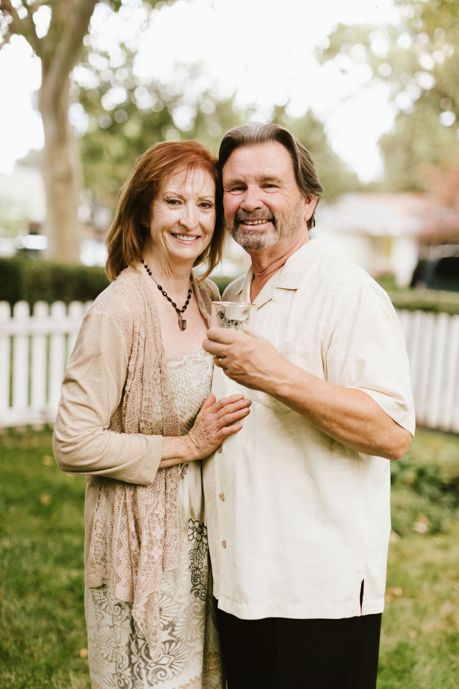 Photograph of a couple on the day of their anniversary