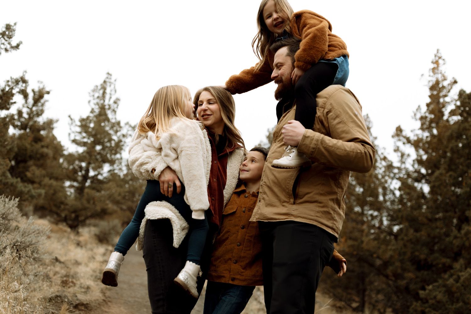 Family photoshoot in Redmond Oregon