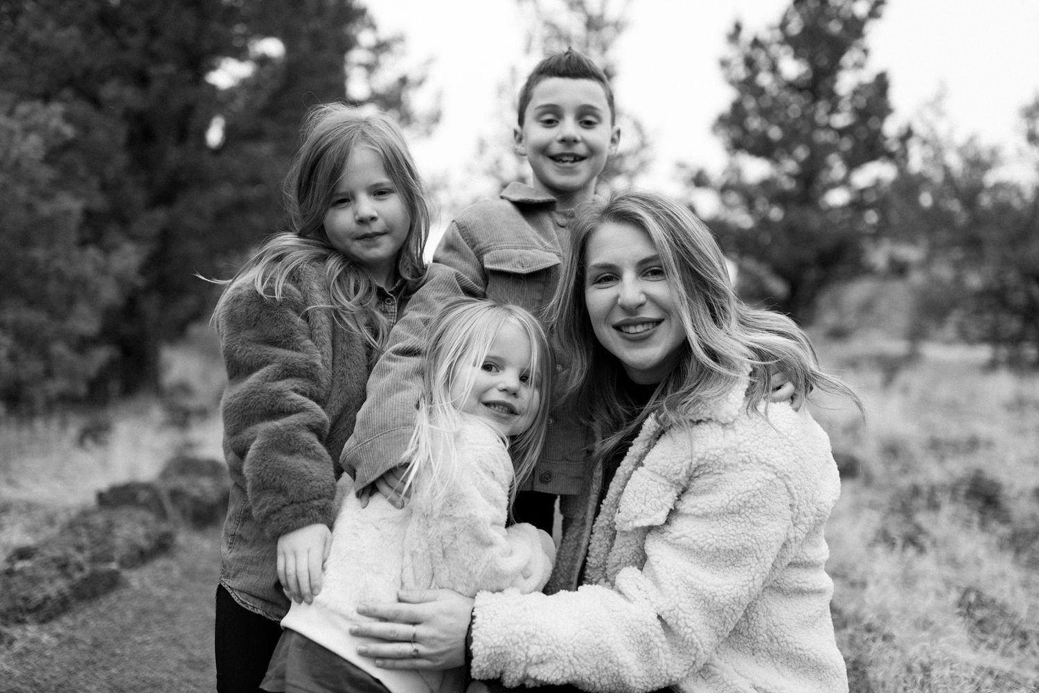 Family photoshoot in Redmond Oregon