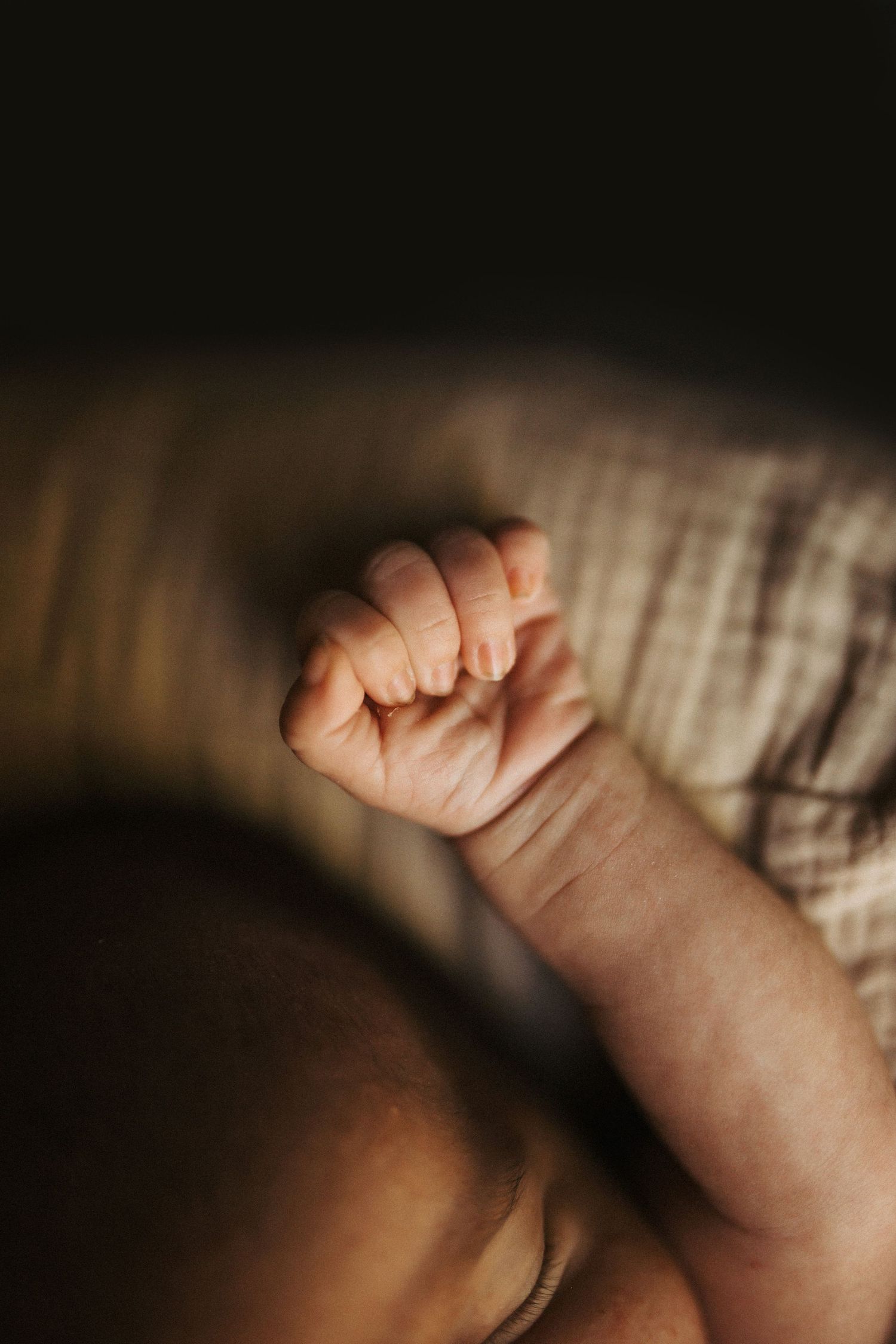 Newborn photography in home in Boise Idaho