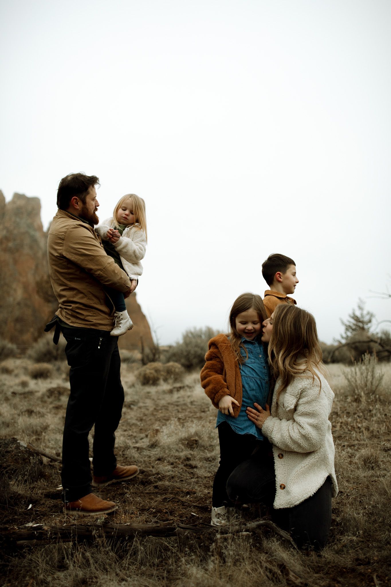 Family photoshoot in Redmond Oregon