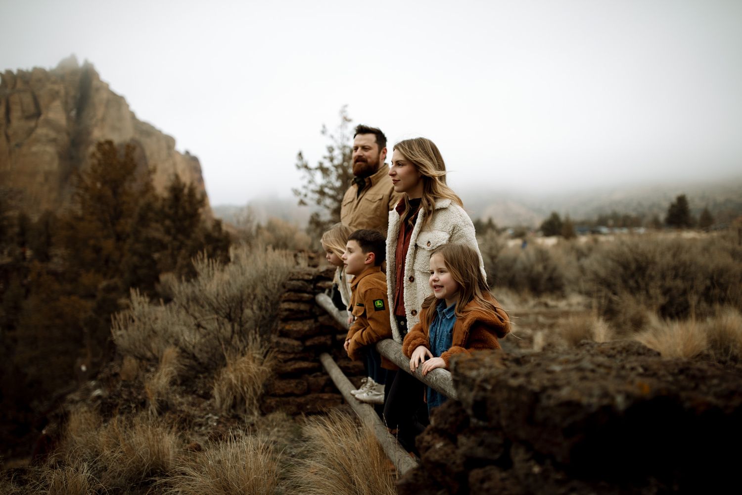 Family photoshoot in Redmond Oregon