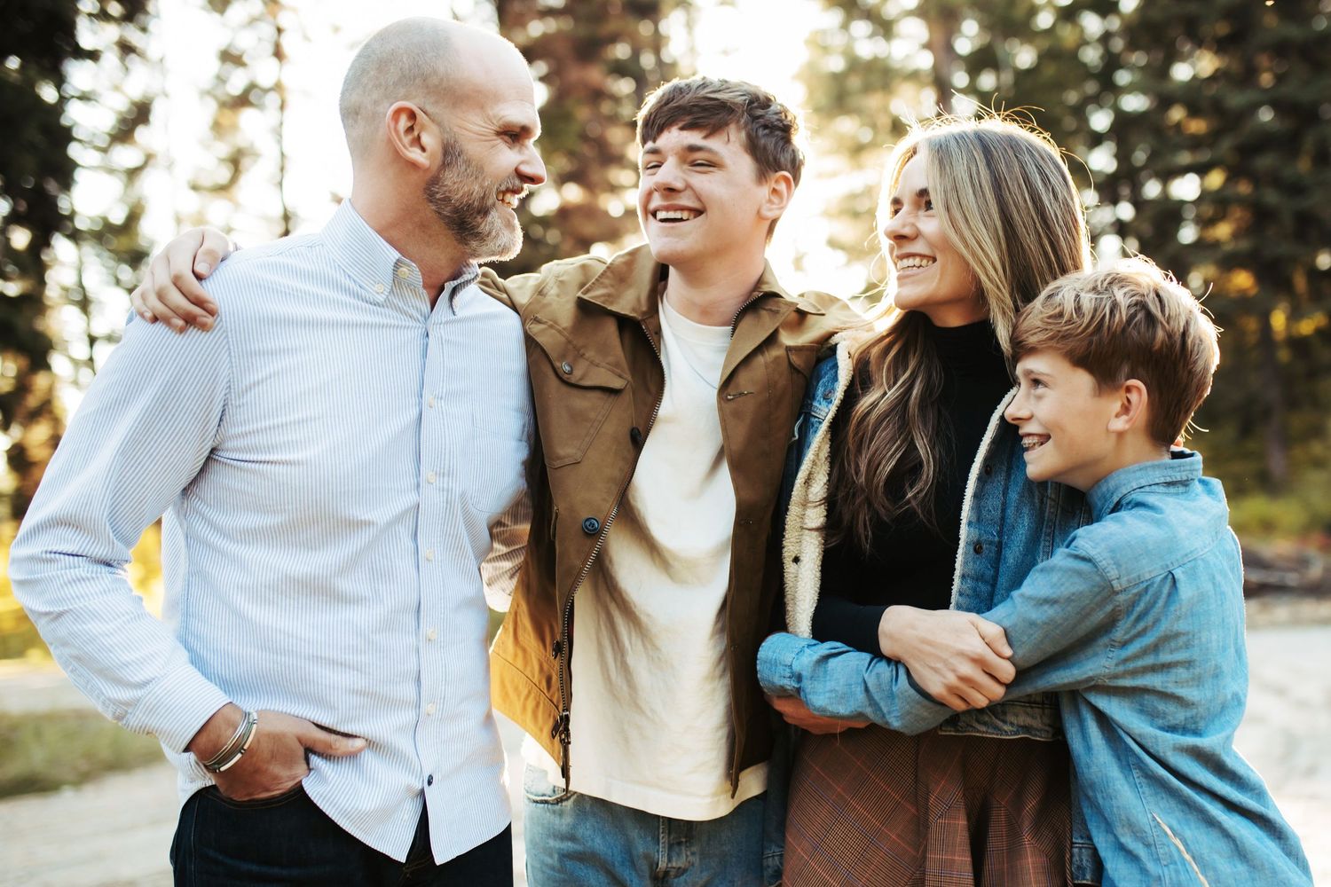 Family photoshoot in McCall