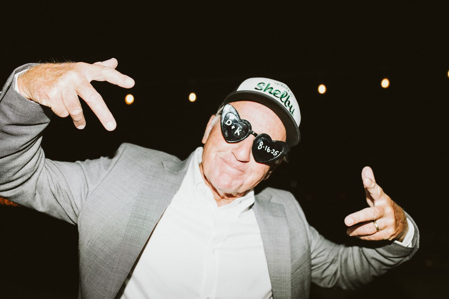 Candid image of wedding reception at Shay Meadows Ranch in Big Bear California