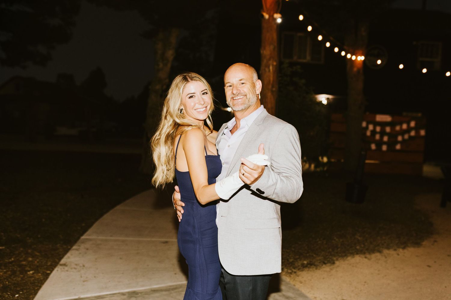 Candid image of wedding reception at Shay Meadows Ranch in Big Bear California