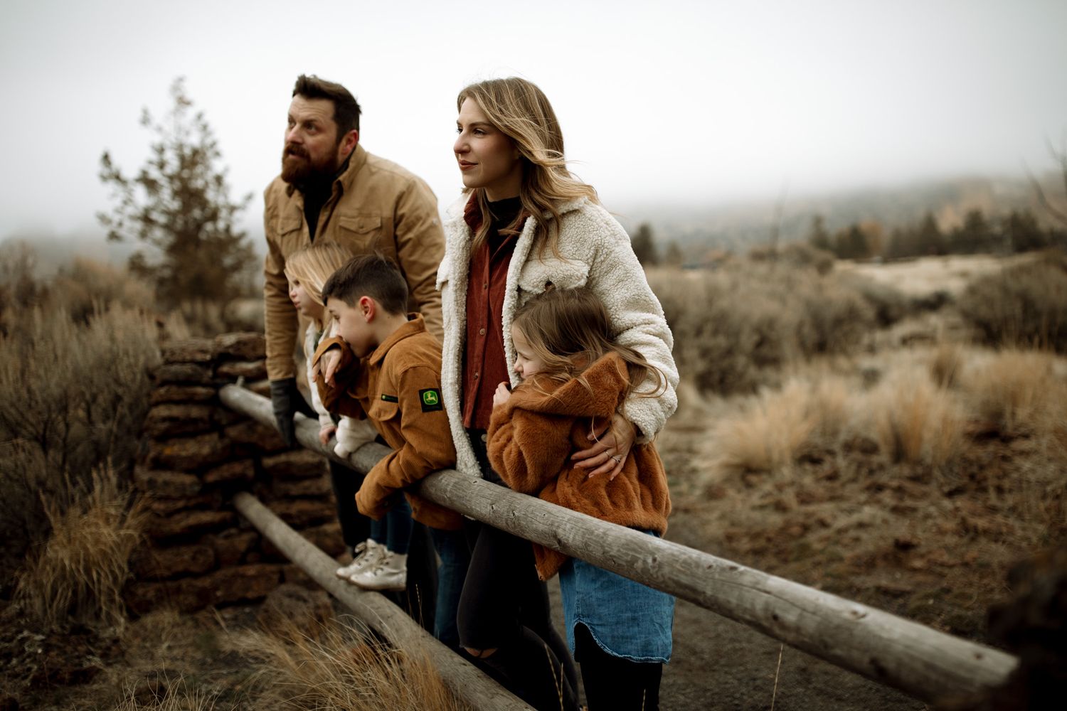 Family photoshoot in Redmond Oregon