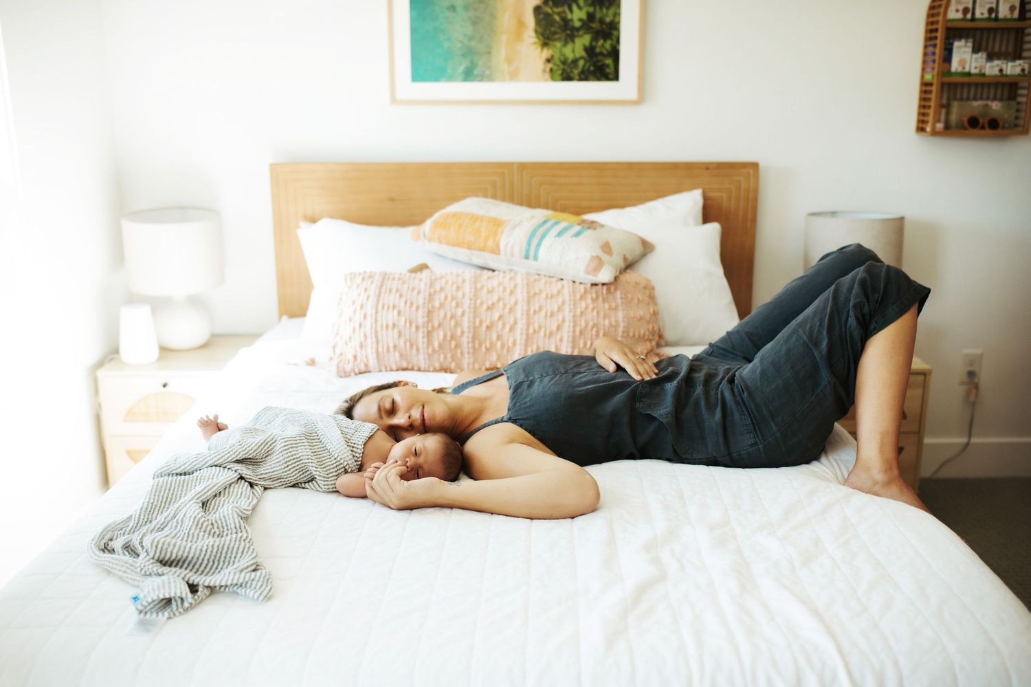 Newborn photography in home in Boise Idaho