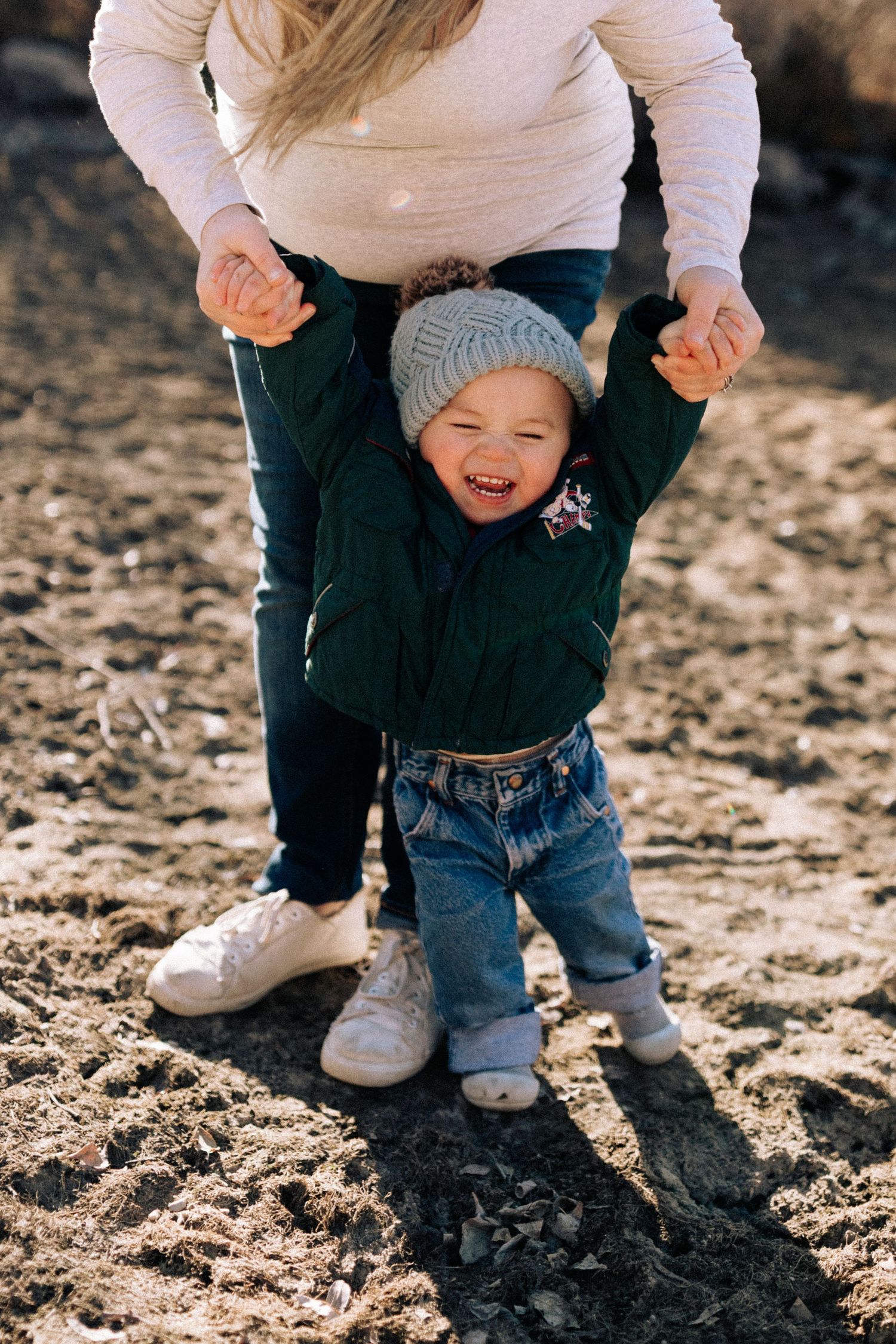 family photoshoot for mother and son near Boise