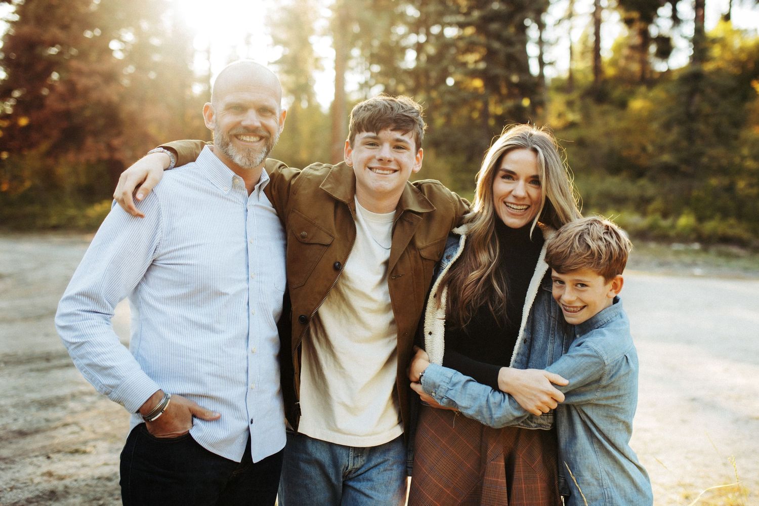 Family photoshoot in McCall