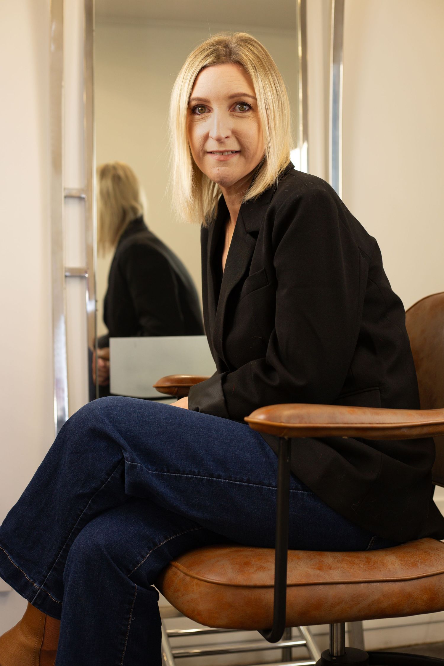 Trish from High Street Hair, salon CEO