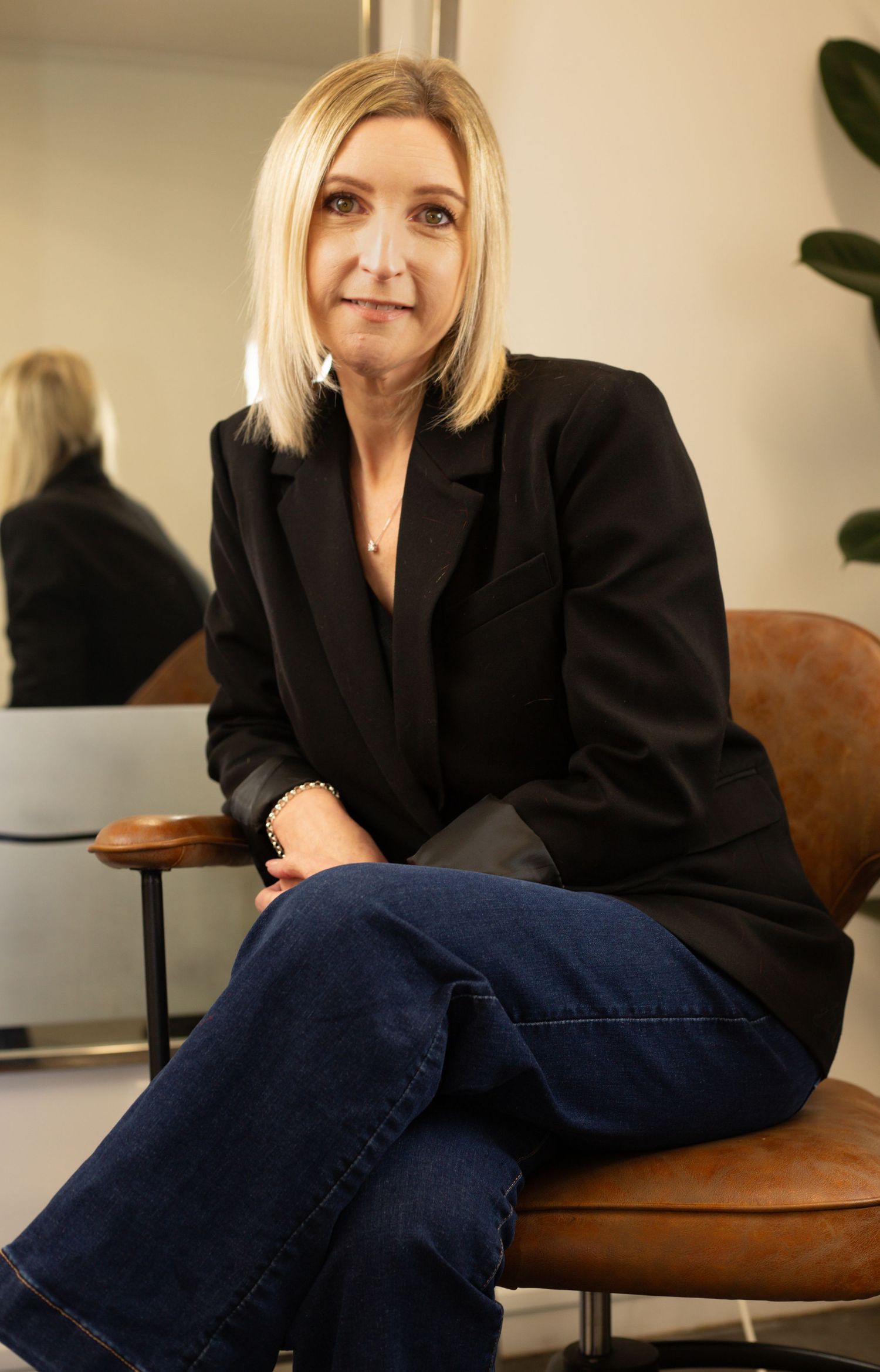 Trish from High Street Hair, salon CEO