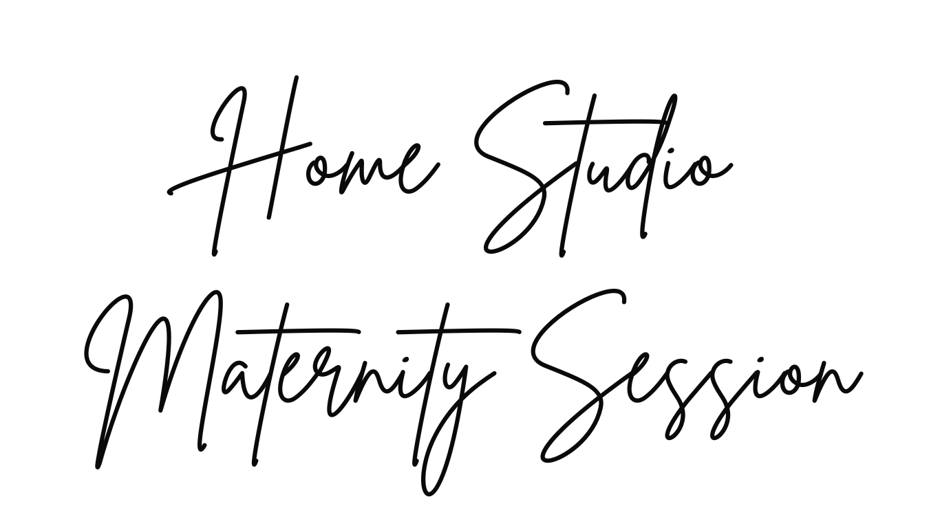 Home Studio Maternity Session.