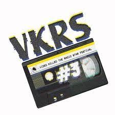Hand-drawn illustration of a black cassette tape with VKRS and #3 text against white background.