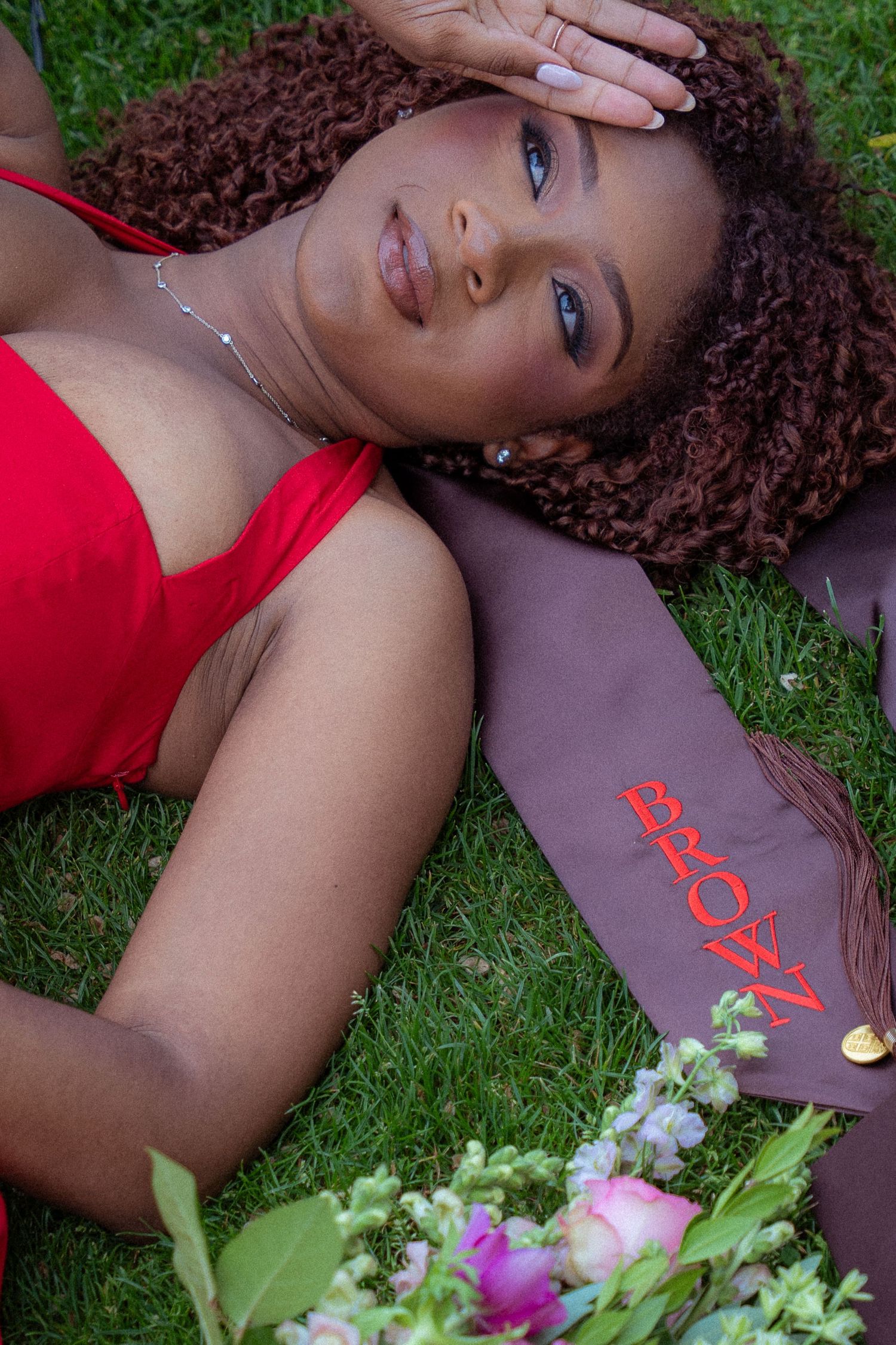 Master Graduation Portrait in Brown University Rhode Island