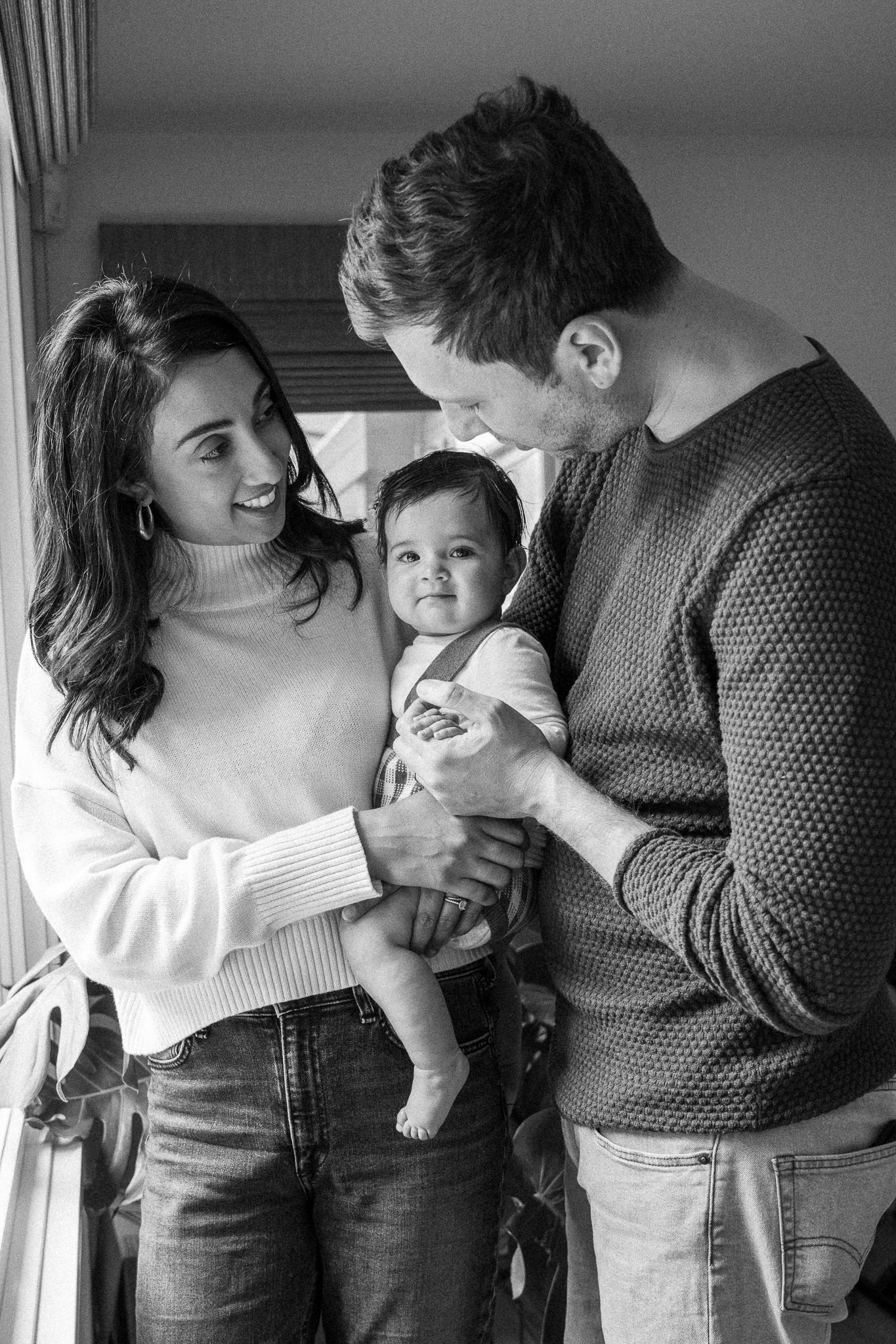 family photo session at home