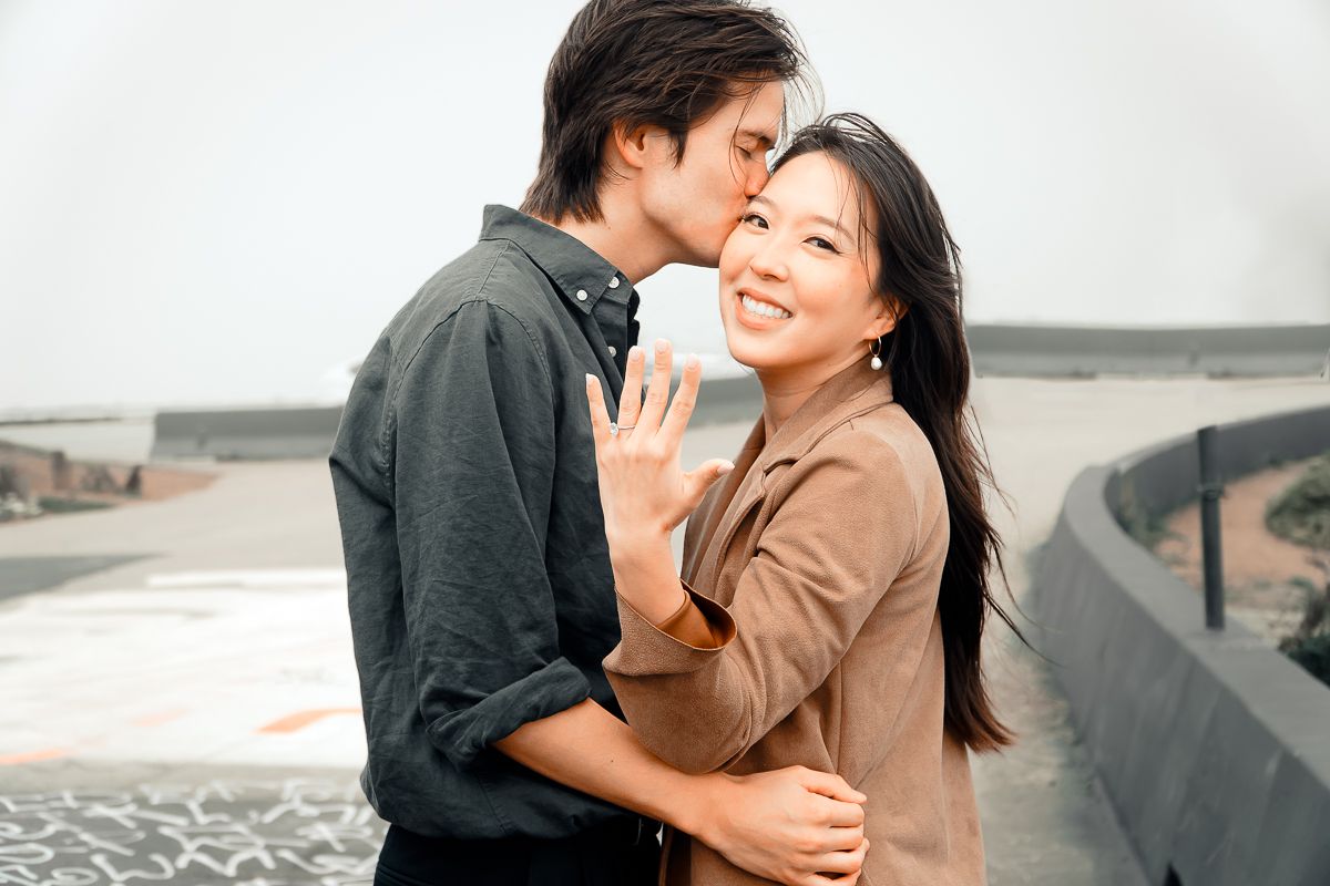 engagement proposal photoshoot