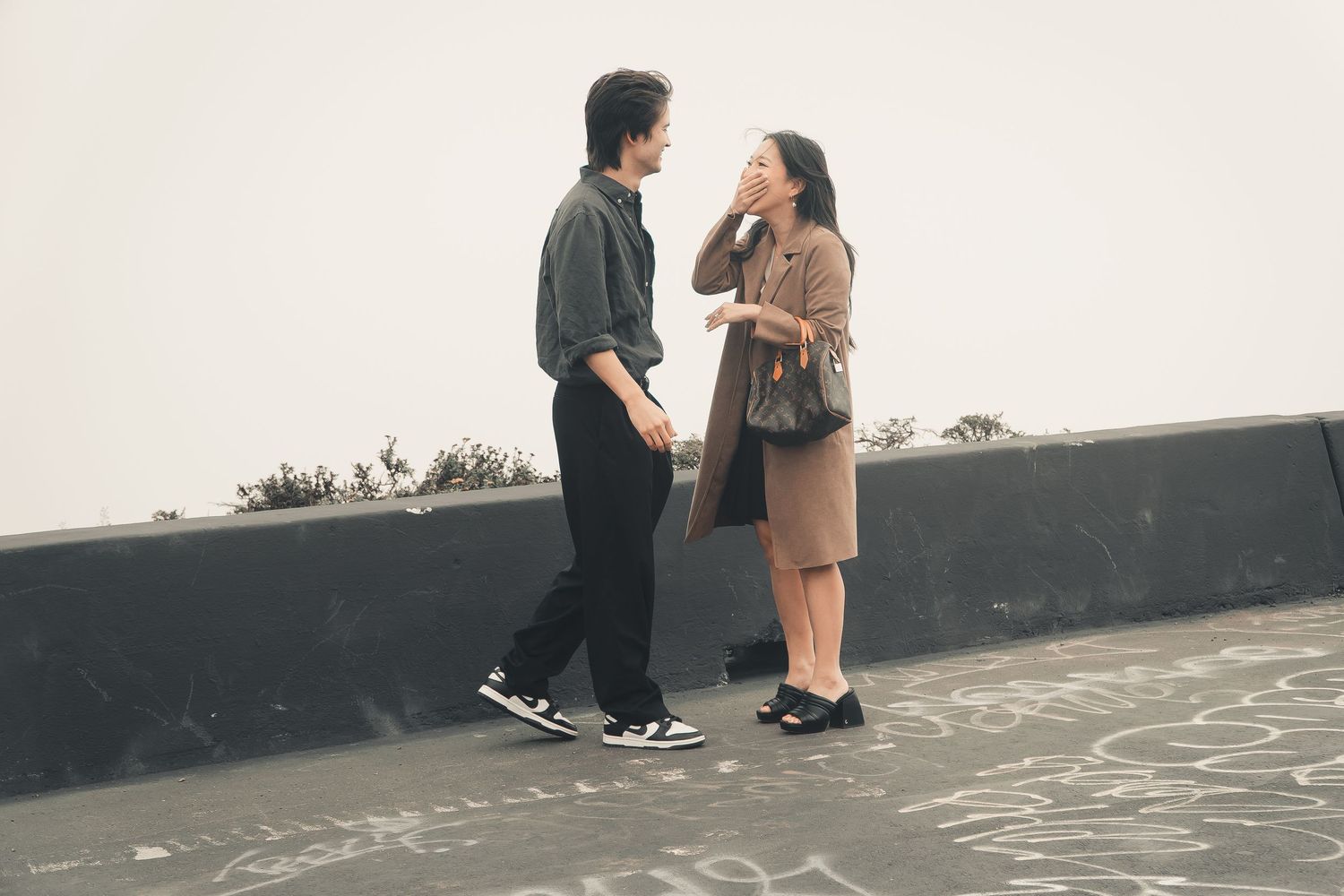 engagement proposal photoshoot