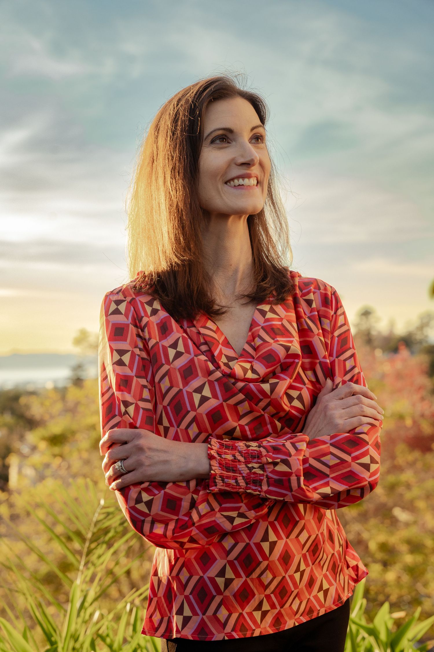 Portrait photo of a woman
