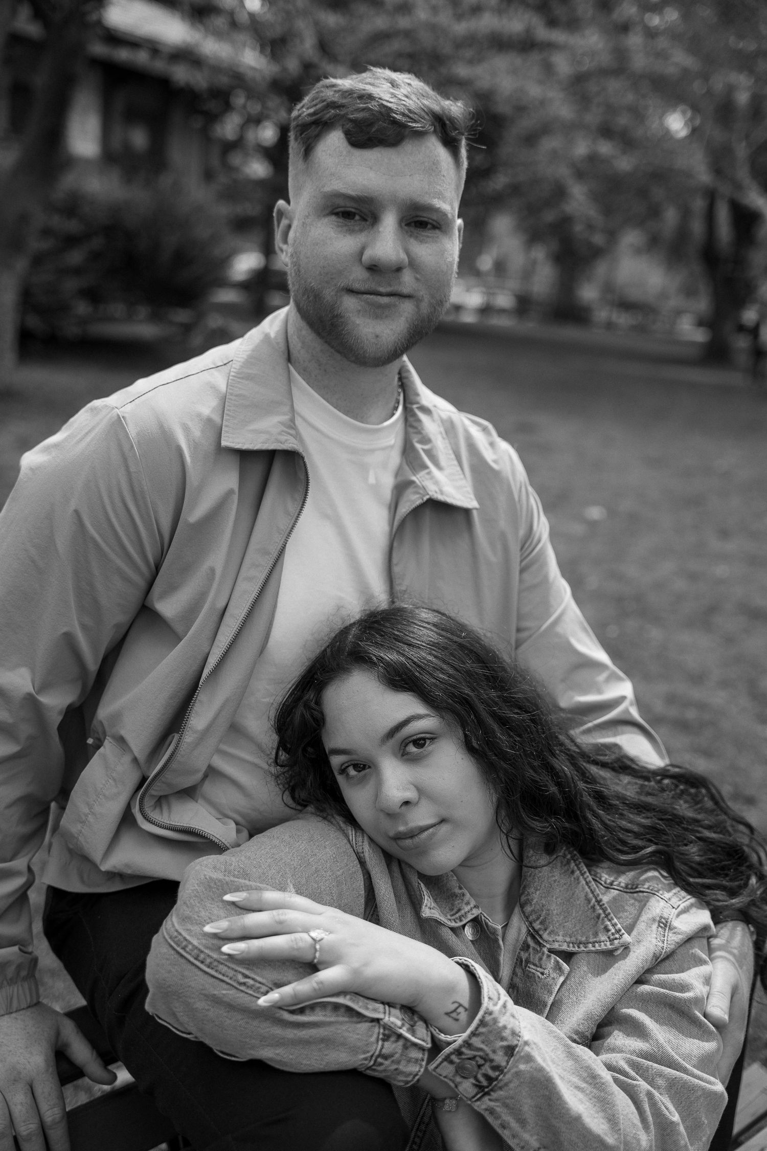 engagement proposal photoshoot in Boston