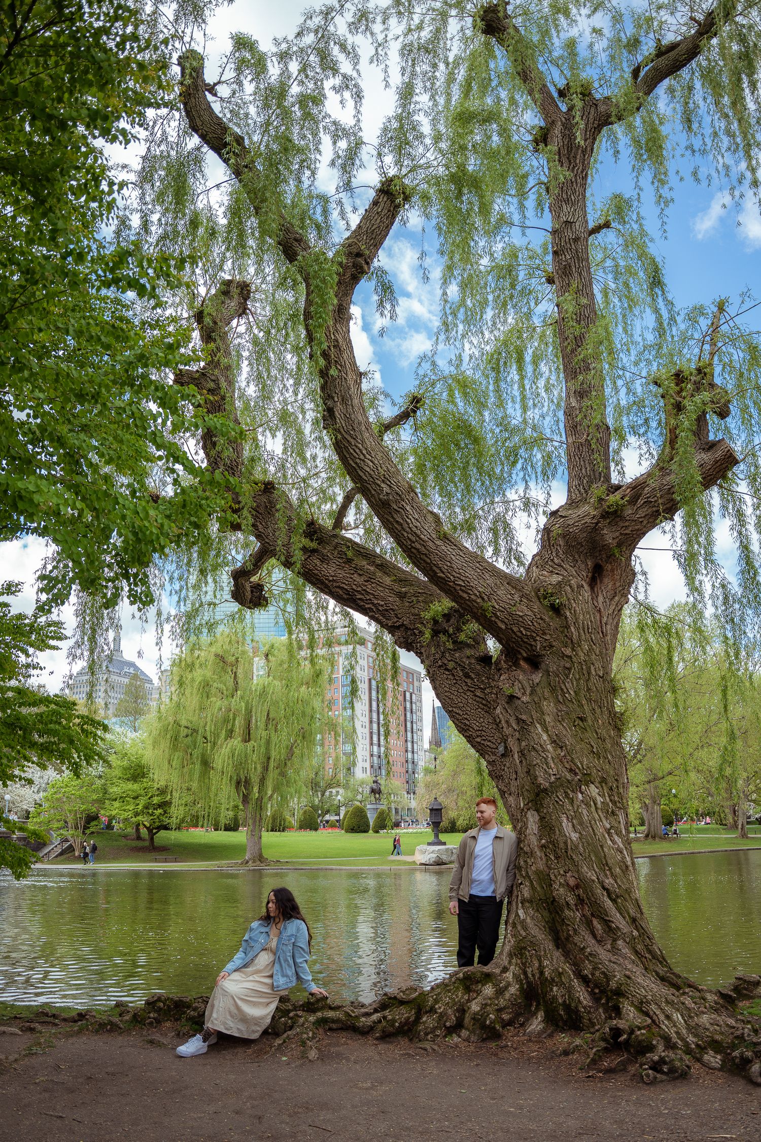 engagement proposal photoshoot in Boston