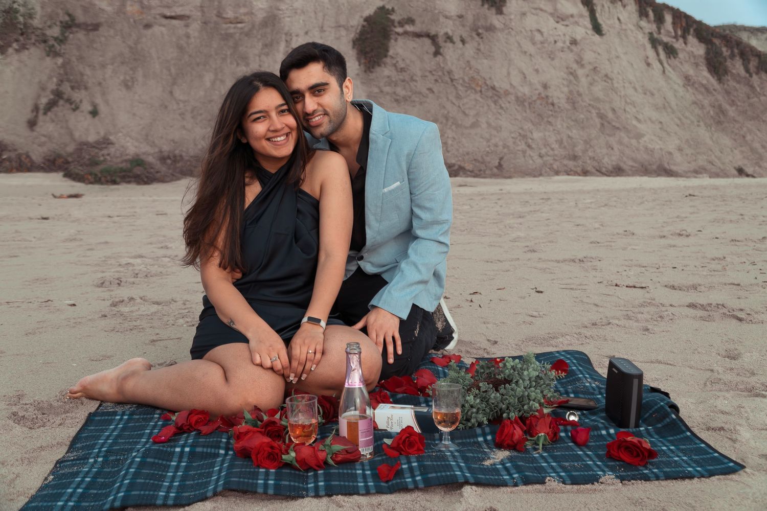 engagement proposal photoshoot