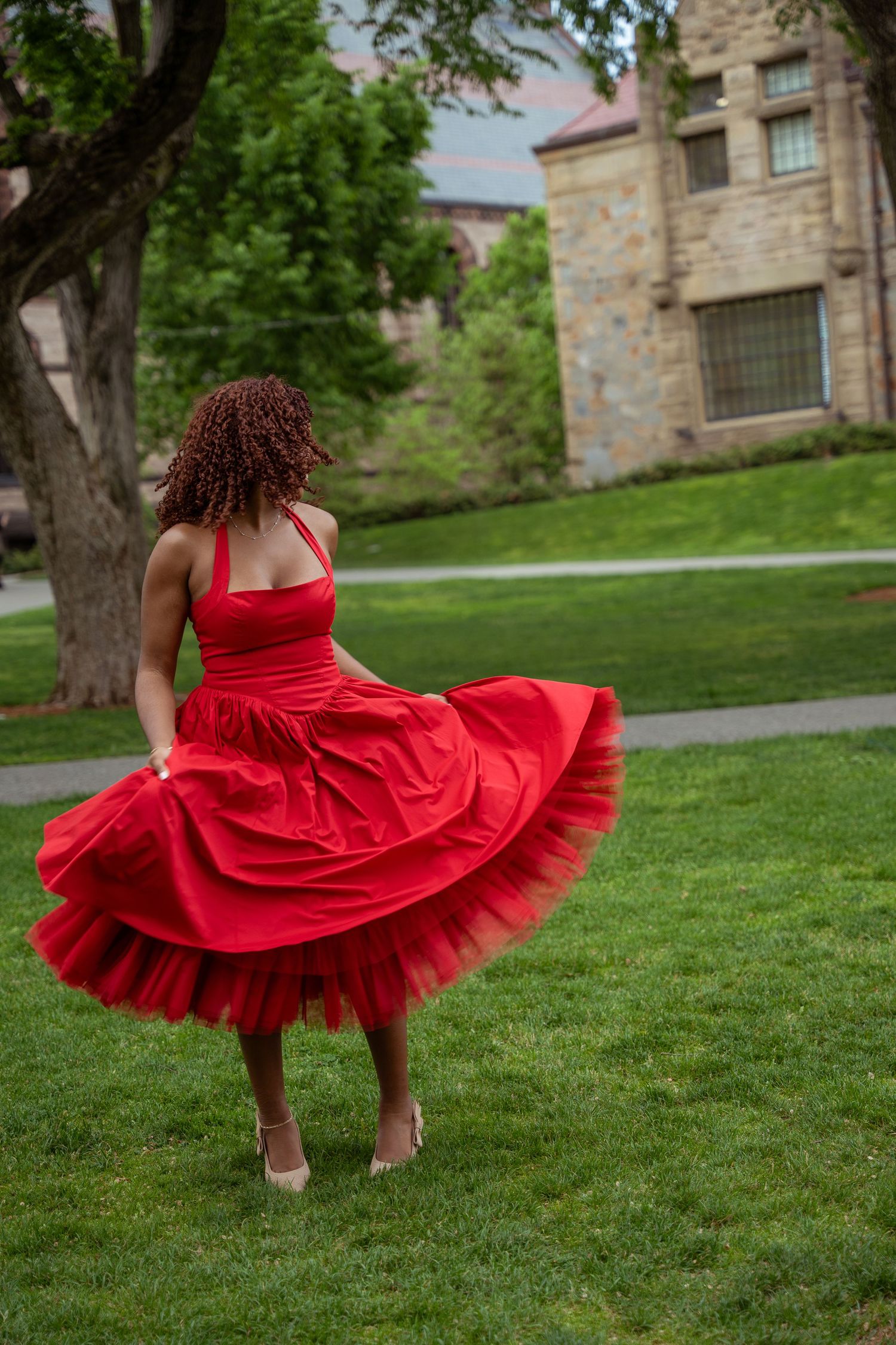 Master Graduation Portrait in Brown University Rhode Island