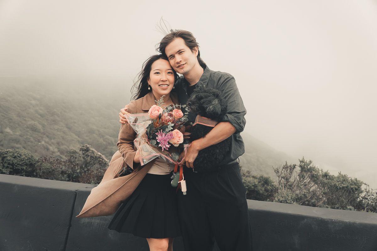 engagement proposal photoshoot