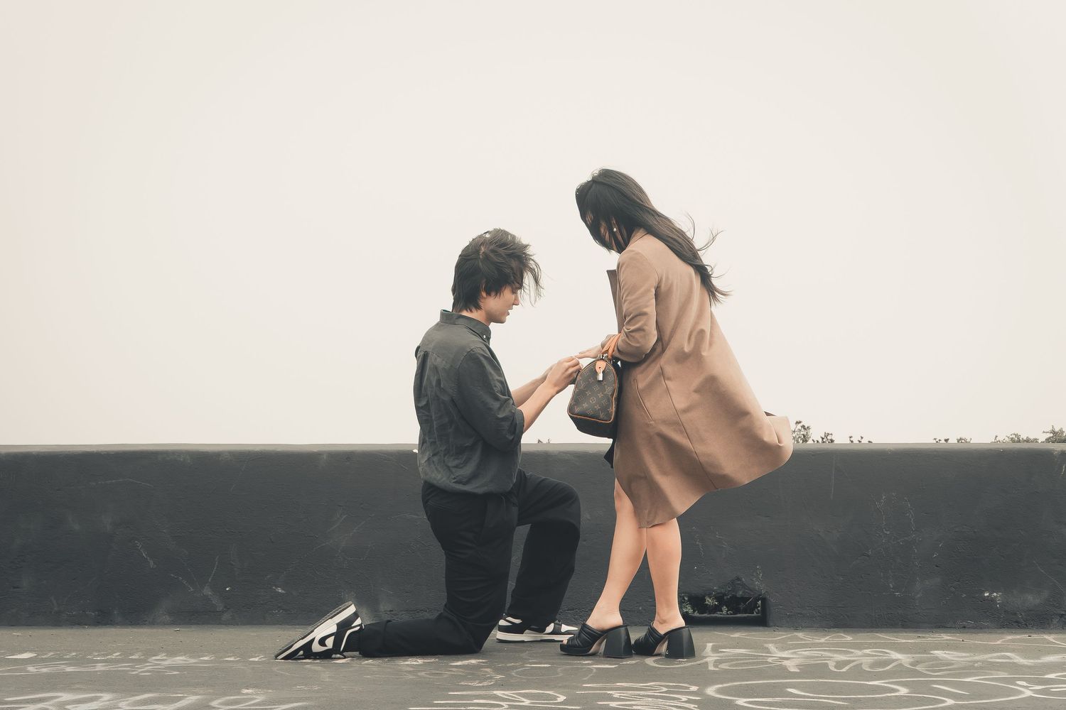 engagement proposal photoshoot