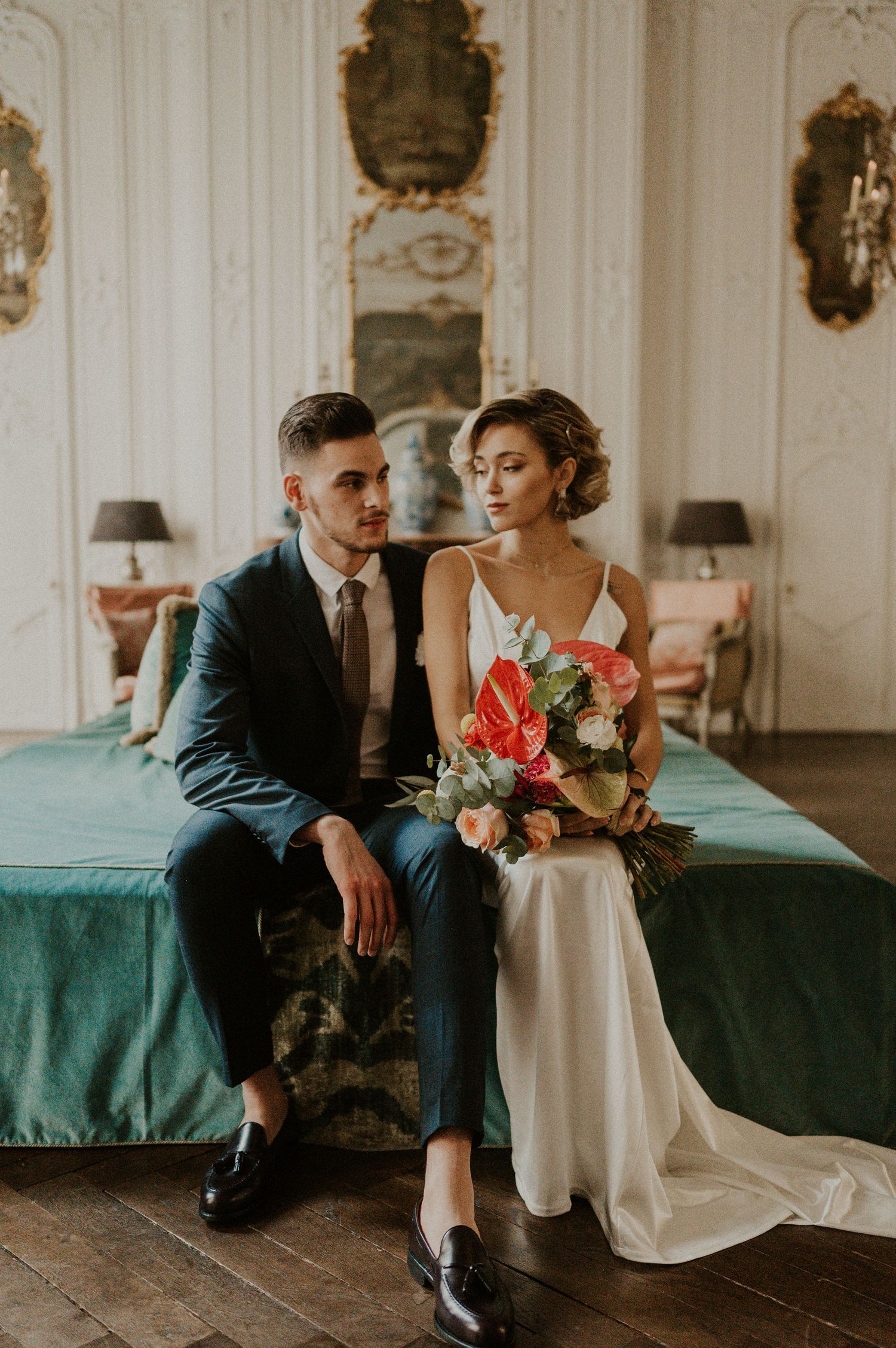 Chateau wedding in Paris France